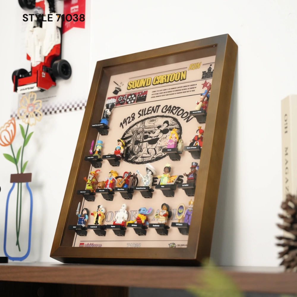 LEGO Display Case for Disney 100 Minifigures (71038)&(71024)&(71012)