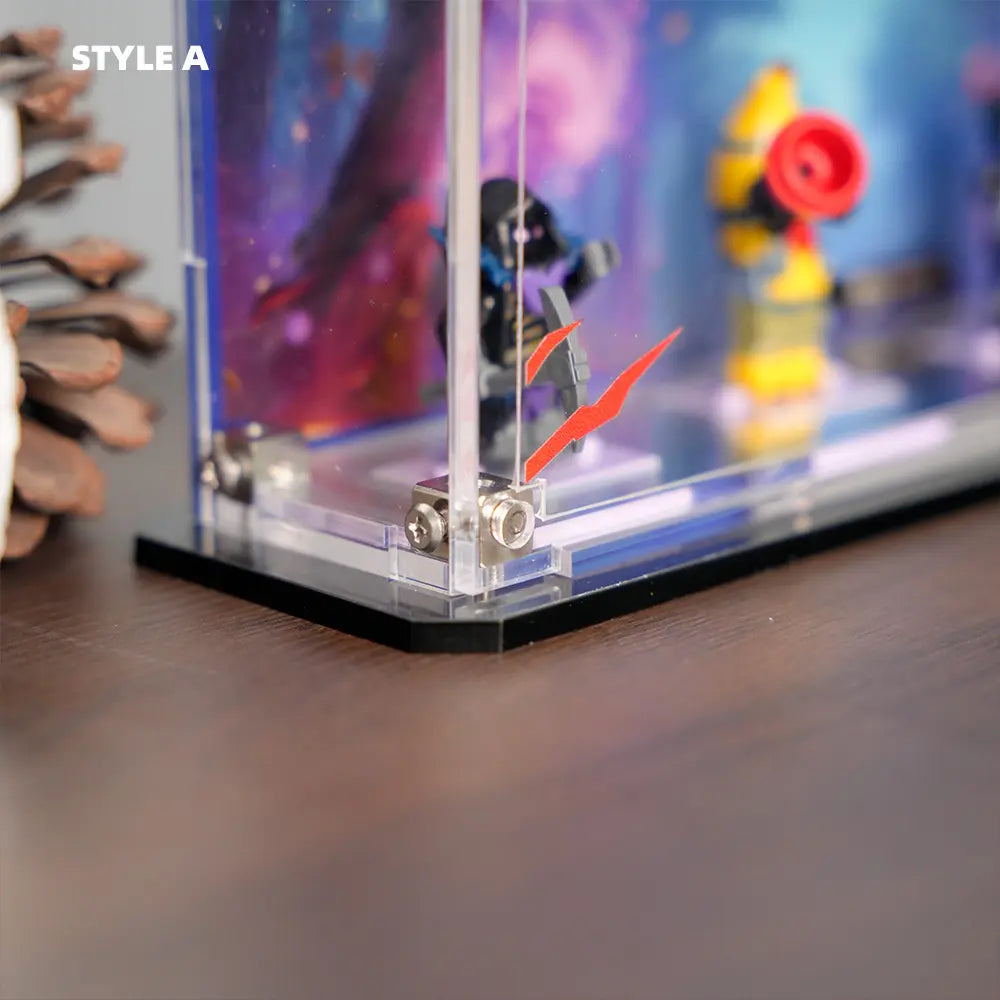 LEGO Display Acrylic Case for Battle Bus Minifigures(77073)