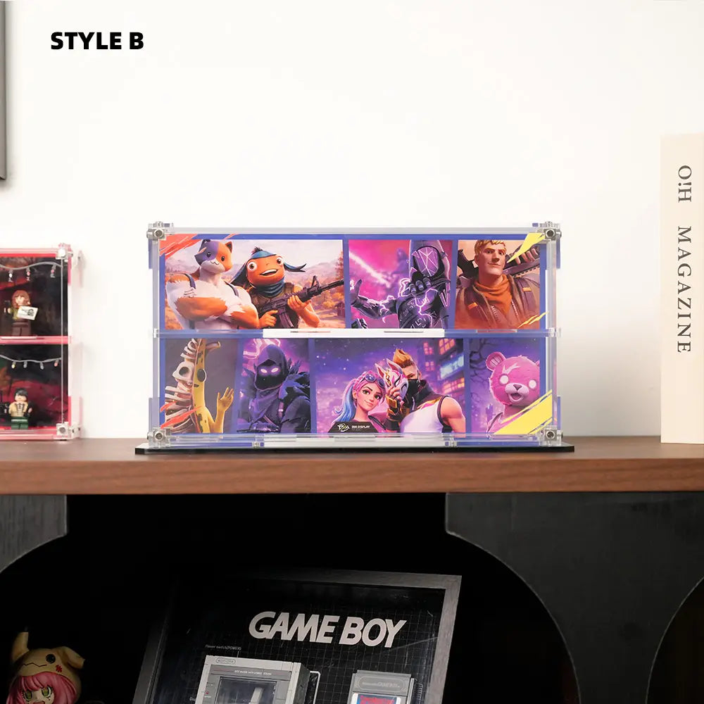 LEGO Display Acrylic Case for Battle Bus Minifigures(77073)