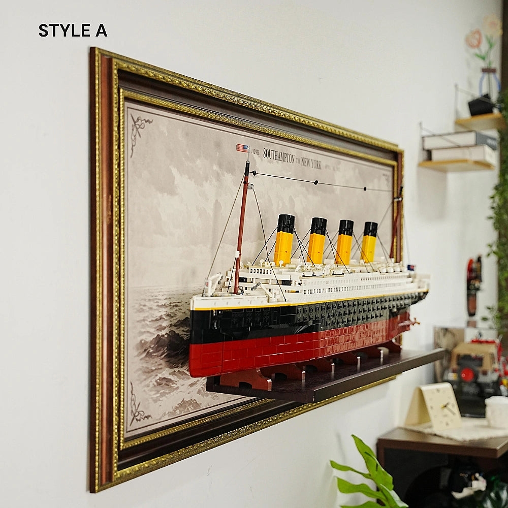 Cadre LEGO™ Black Pearl pour Pirate Ship (10365) | Support Mural