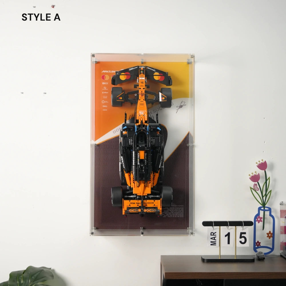 LEGO Display Frame Acrylic Dust Cover for McLaren MCL39 F1 Car (42228)