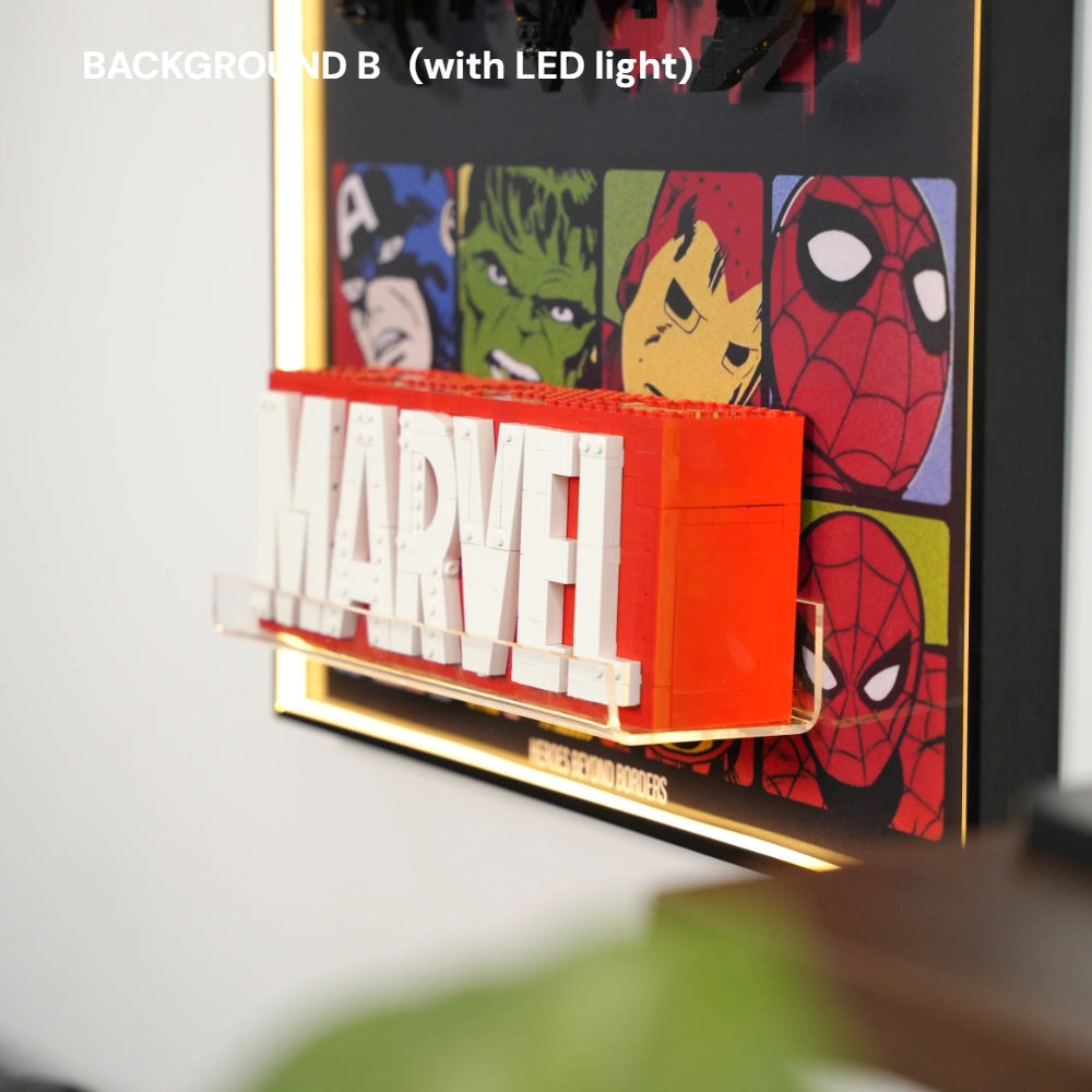LEGO Display Frame for Marvel & Batman & Star Wars Logo trinity(75407&76330&76313)