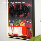 LEGO Display Frame for Marvel & Batman & Star Wars Logo trinity(75407&76330&76313)