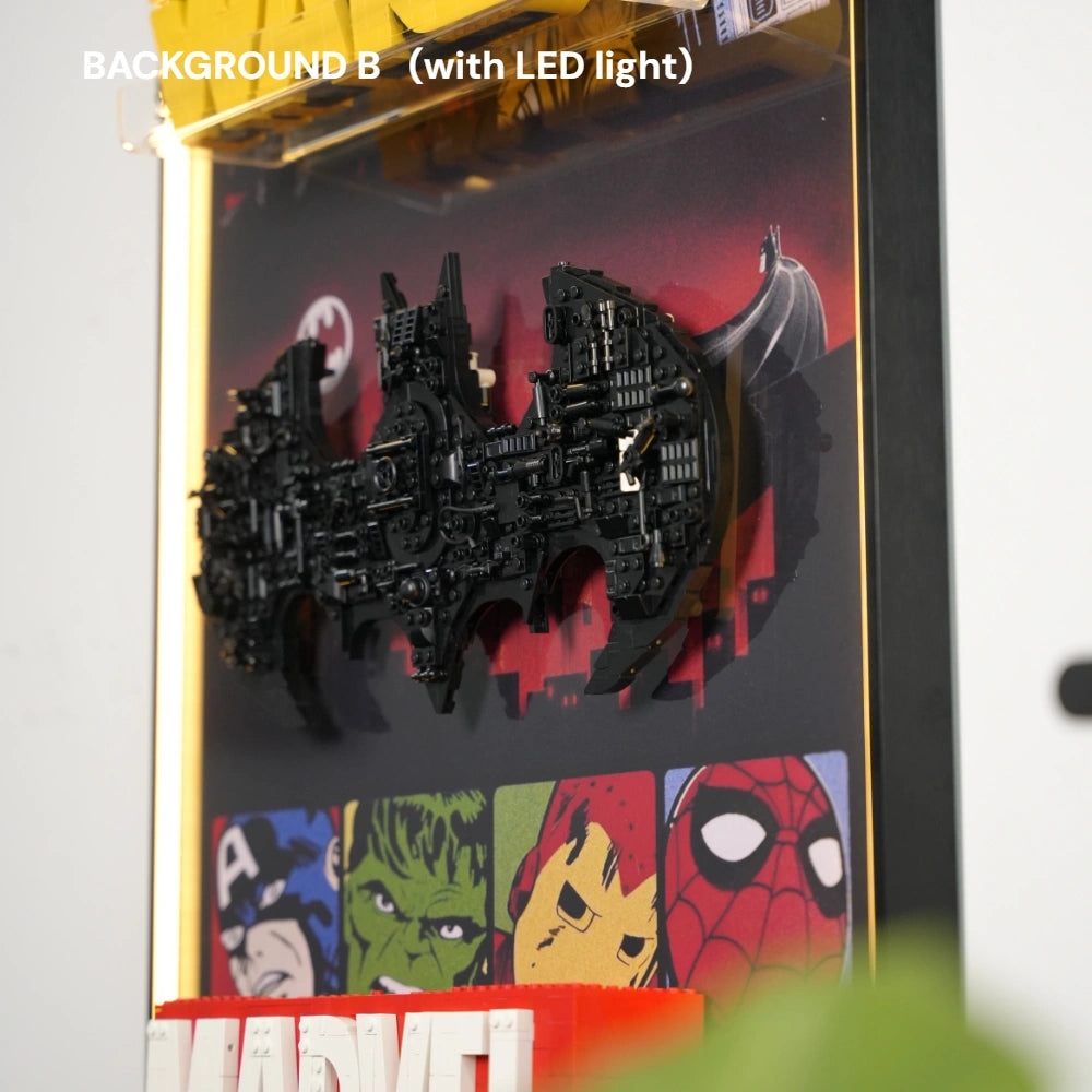 LEGO Display Frame for Marvel & Batman & Star Wars Logo trinity(75407&76330&76313)