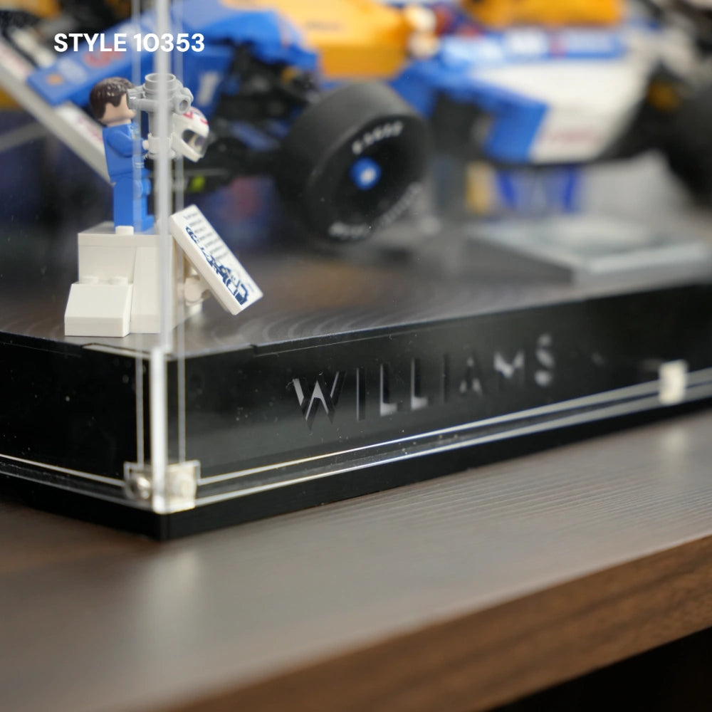 Acryl-Vitrine LEGO MCLAREN MP4/4 F1 & AYRTON SENNA