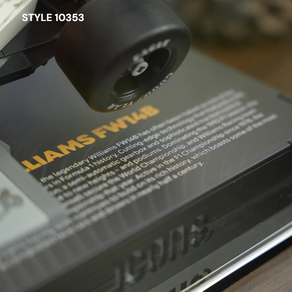 Acryl-Vitrine LEGO MCLAREN MP4/4 F1 & AYRTON SENNA