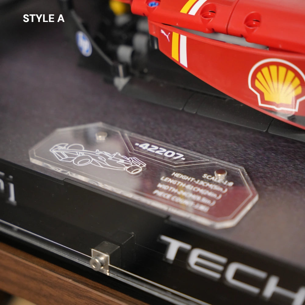 LEGO F1 Display Acrylic Case for Ferrari SF-24 F1 Race Car (42207)