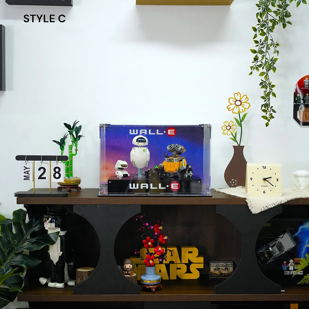 Acrylic Display Case for LEGO® WALL-E and EVE (43279)
