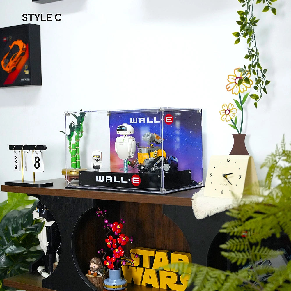 Acrylic Display Case for LEGO® WALL-E and EVE (43279)