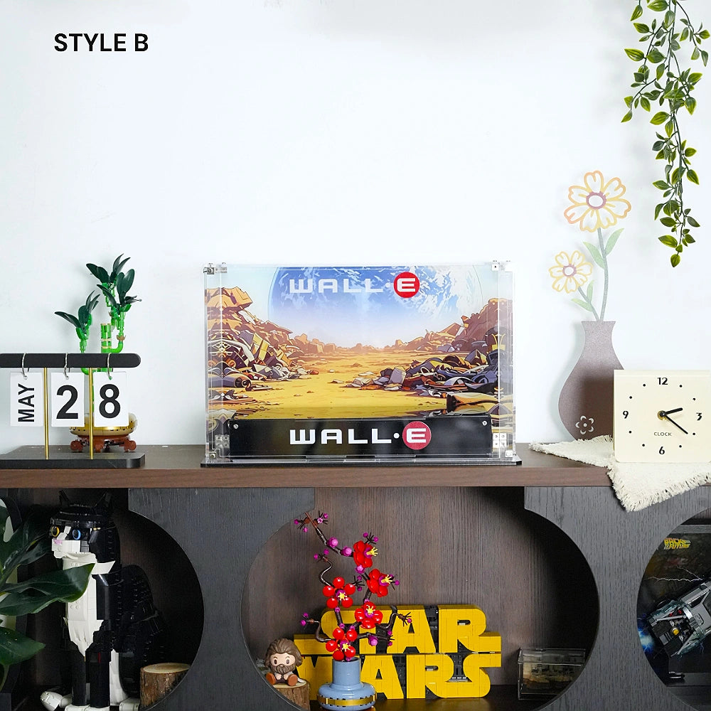 Acrylic Display Case for LEGO® WALL-E and EVE (43279)