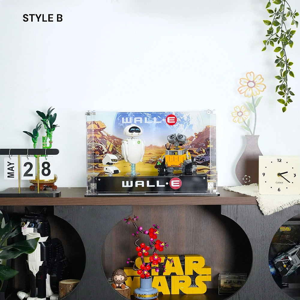 Acrylic Display Case for LEGO® WALL-E and EVE (43279)