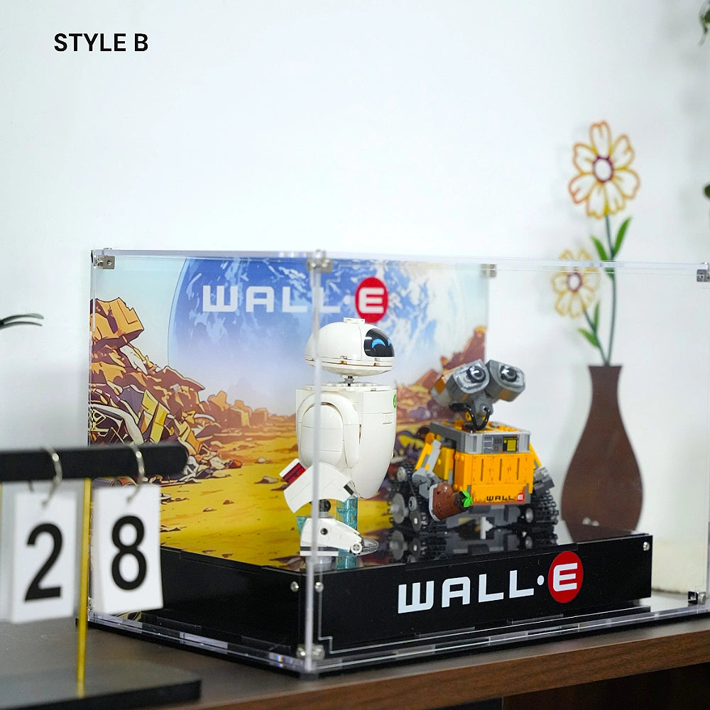 Acrylic Display Case for LEGO® WALL-E and EVE (43279)