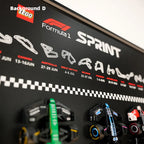  Auto-Wandmontagerahmen für die gesamte Speed Champions F1-Serie PLUS