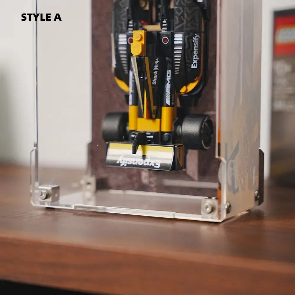 LEGO F1 Display Case for APXGP Team Race Car from The Movie (77252)