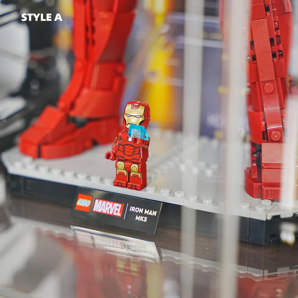 LEGO Display Case for Iron Man Mark 3 Collectors' Edition (76344)