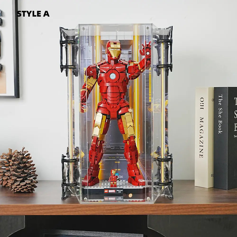 LEGO Display Case for Iron Man Mark 3 Collectors' Edition (76344)