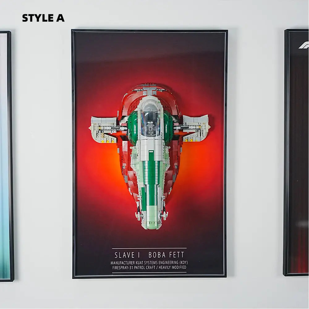 LEGO Display Frame for  STAR WARS Slave I (75060)