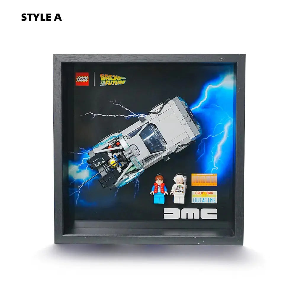 LEGO Display Case for Time Machine from Back to the Future(77256)