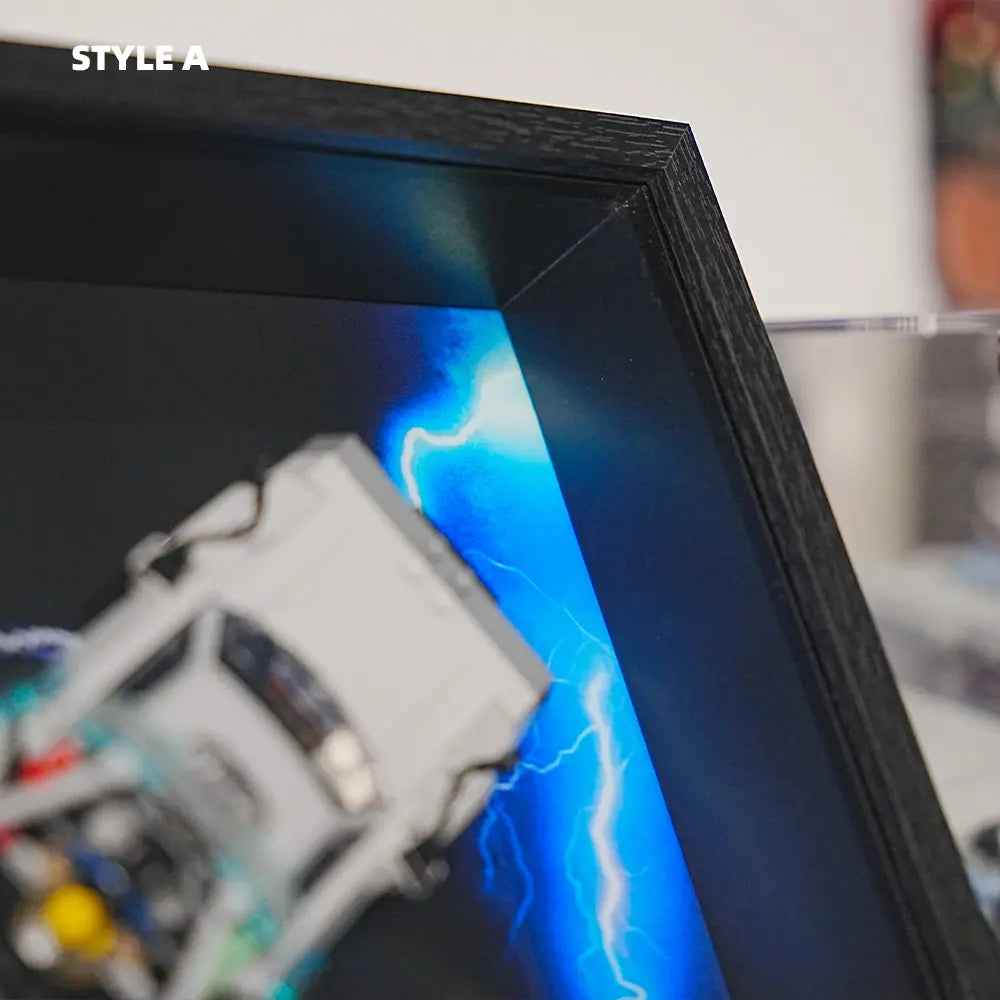 LEGO Display Case for Time Machine from Back to the Future(77256)