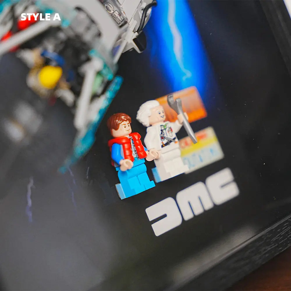 LEGO Display Case for Time Machine from Back to the Future(77256)