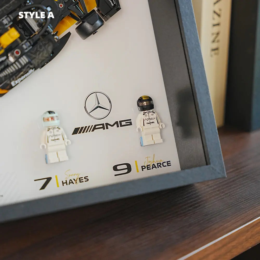 LEGO F1 Display Case for APXGP Team Race Car from The Movie (77252)