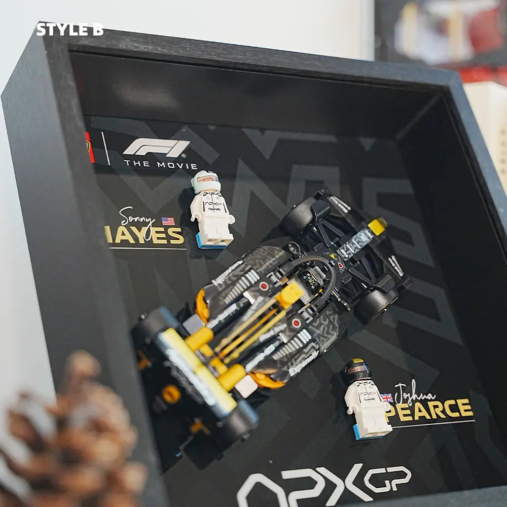 LEGO F1 Display Case for APXGP Team Race Car from The Movie (77252)