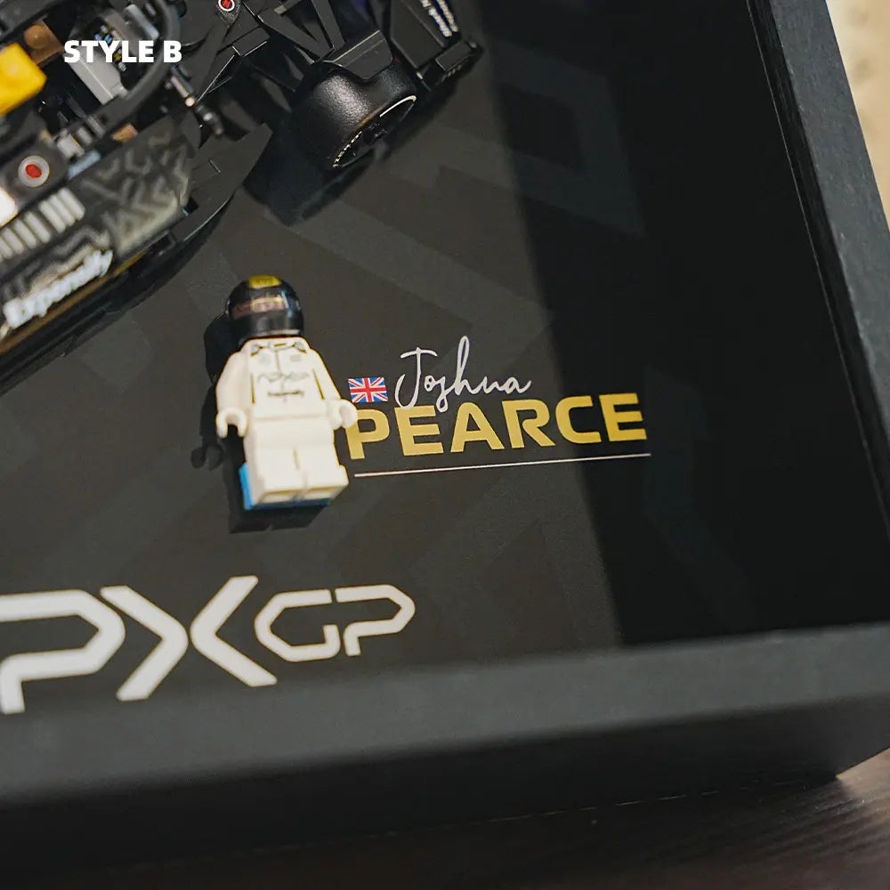 LEGO F1 Display Case for APXGP Team Race Car from The Movie (77252)