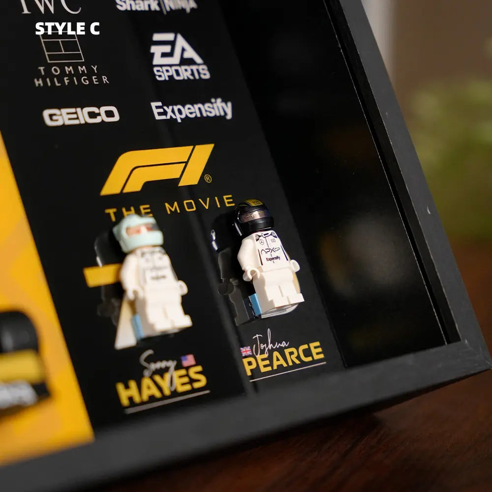 LEGO F1 Display Case for APXGP Team Race Car from The Movie (77252)