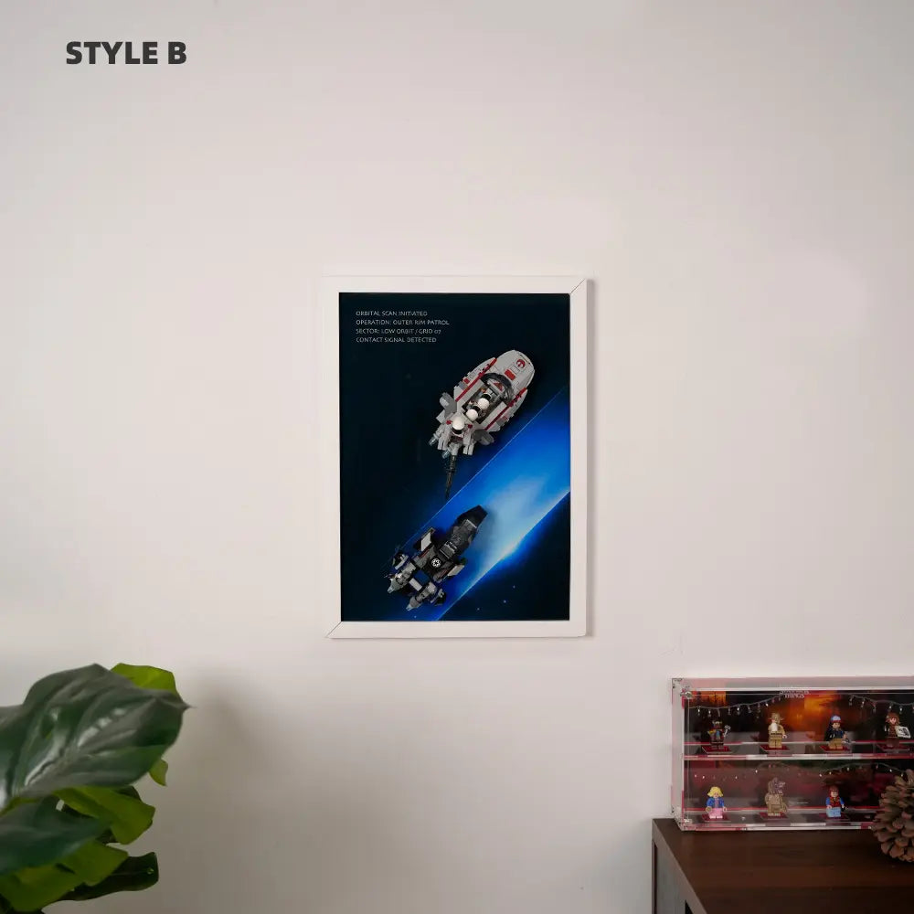 LEGO Display Frame for Imperial Dropship vs. Rebel Scout Speeder (40755)