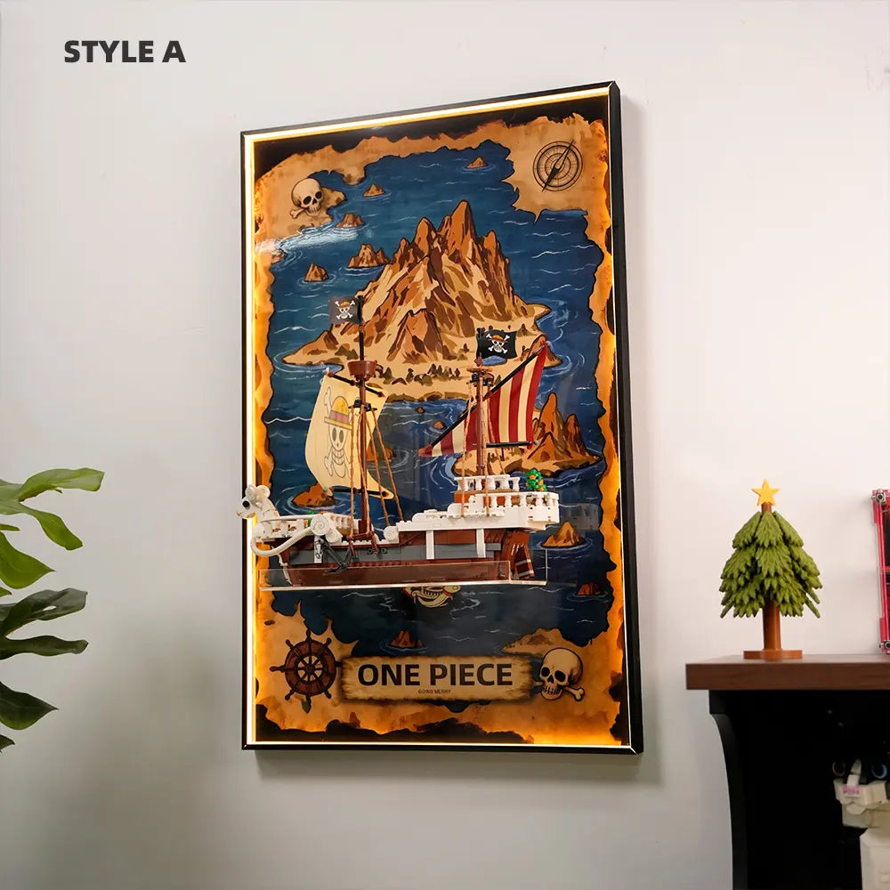 LEGO Display Frame for The Going Merry Pirate Ship (75639) PLUS