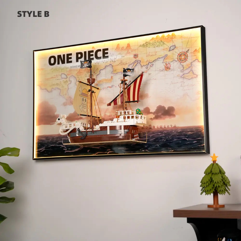 LEGO Display Frame for The Going Merry Pirate Ship (75639) PLUS