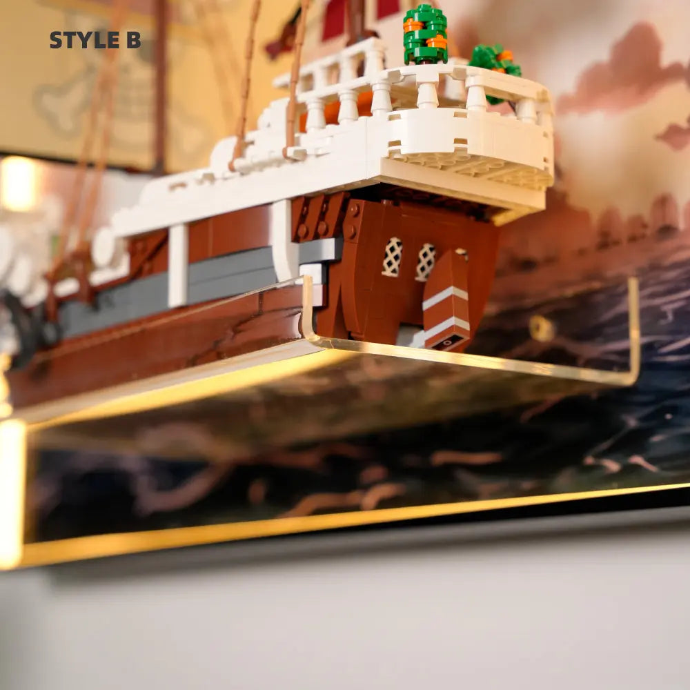 LEGO Display Frame for The Going Merry Pirate Ship (75639) PLUS