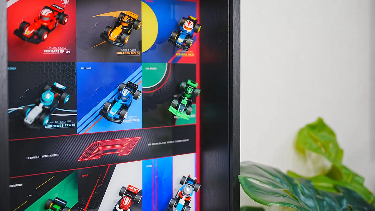 Sweeteners Plus Racing LEGO F1 Display Case for Race Cars 71049 – Dia Display Studio