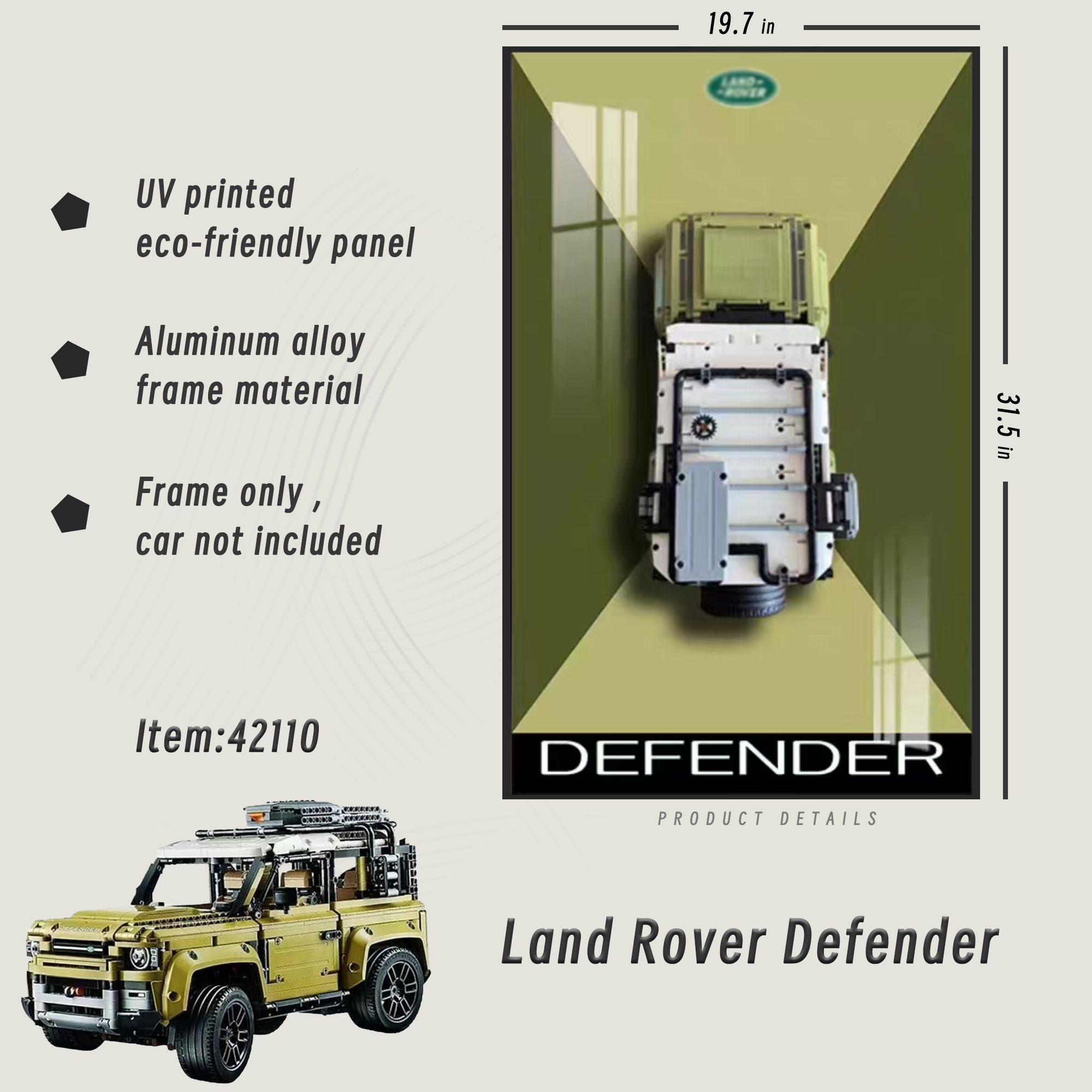 Display Frame for  Land Rover Defender