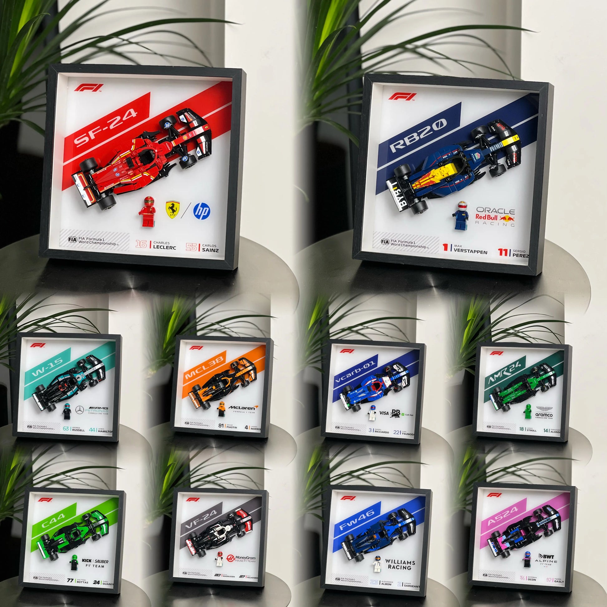 LEGO™ Show Case for Speed Champions F1 series 2025