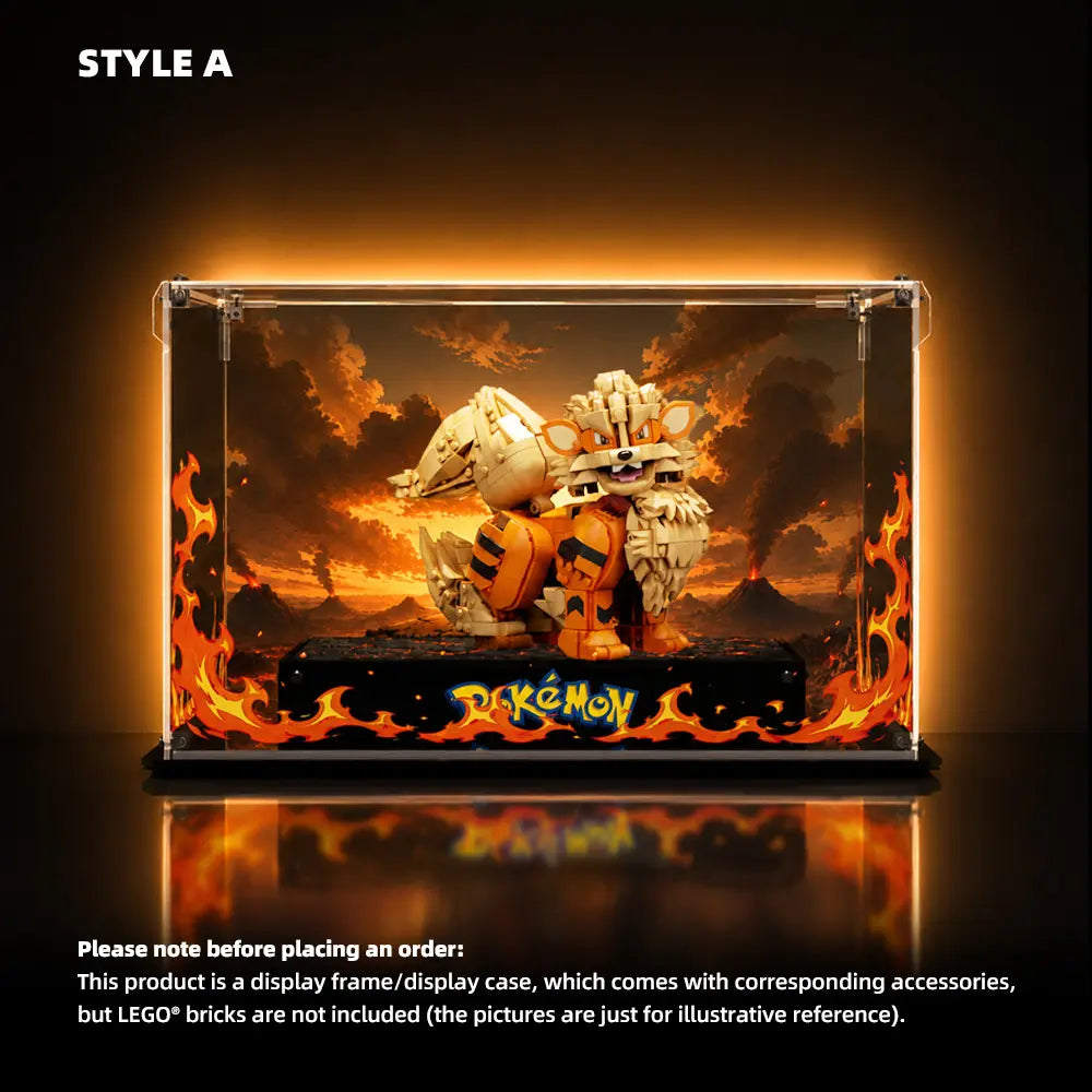 Acrylic Display Case for LEGO® Pokémon Arcanine (72160)
