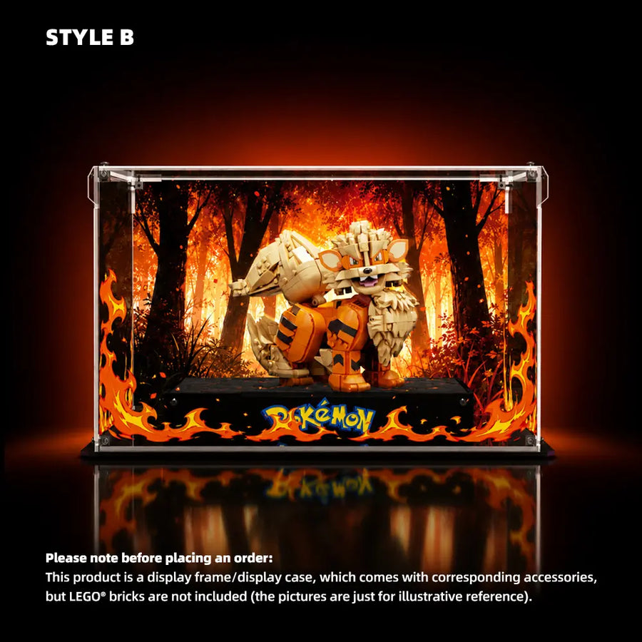 Acrylic Display Case for LEGO® Pokémon Arcanine (72160)