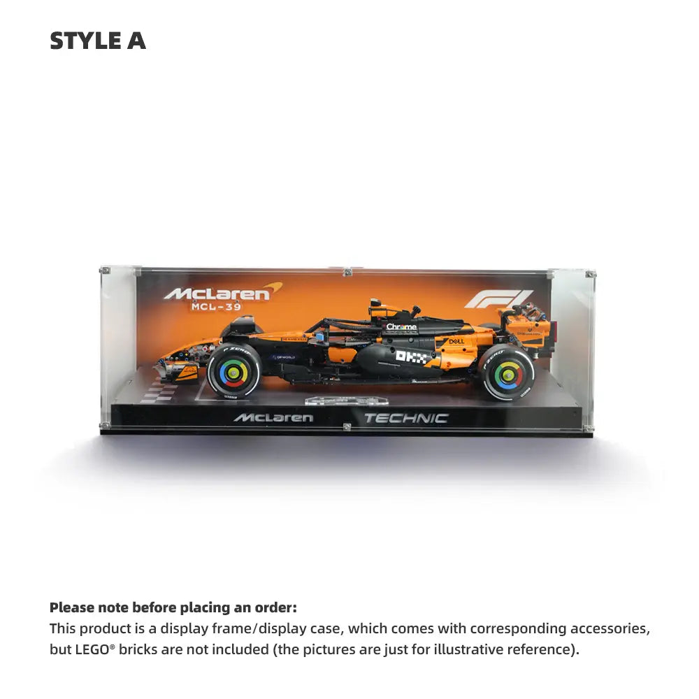 LEGO F1 Display Acrylic Case for McLaren MCL39 F1 Car (42228)