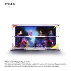 LEGO Display Acrylic Case for Battle Bus Minifigures(77073)