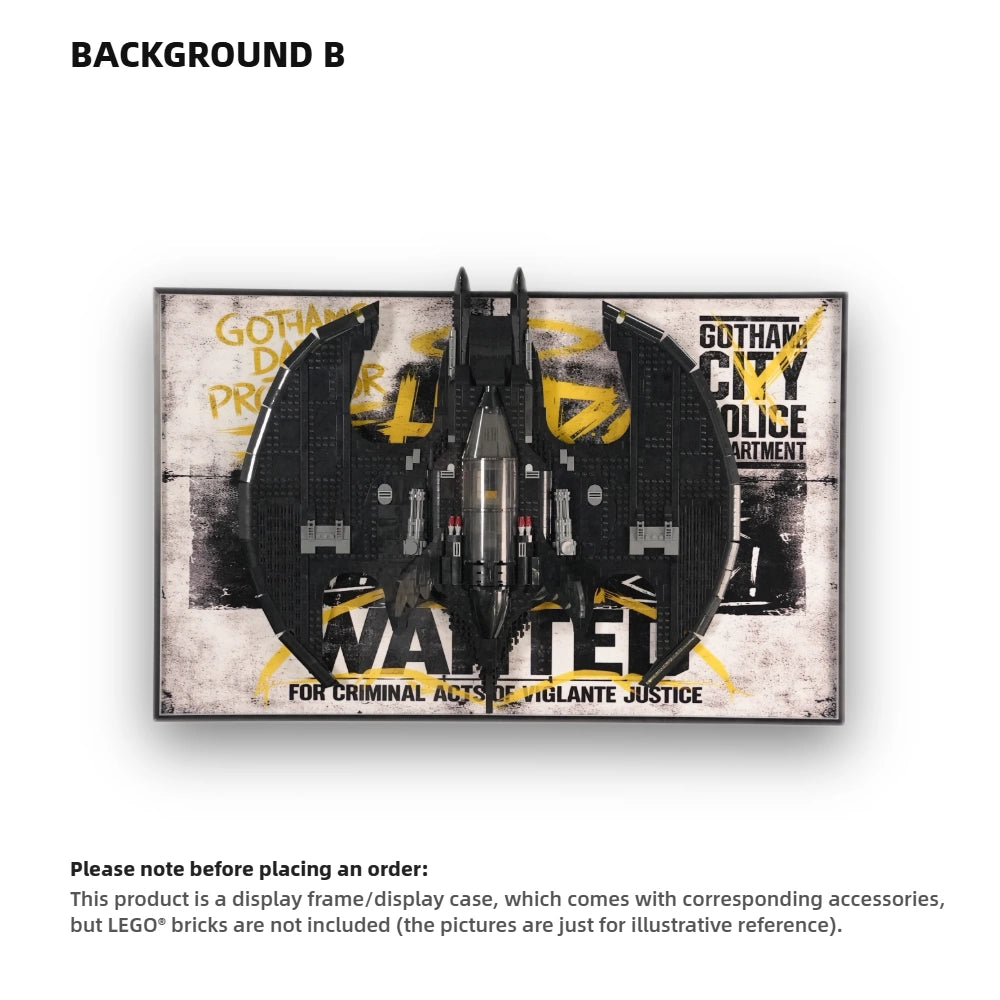 LEGO Display Frame for 1989 Batwing (76161)