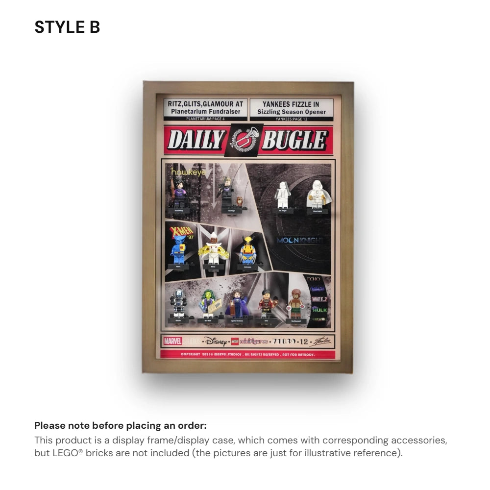 LEGO Display Case for Minifigures Marvel Series  (71031)&(71039)