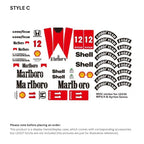 LEGO Display Case & Stickers for Icons: F1 Legends (10330, 10353, 11375)