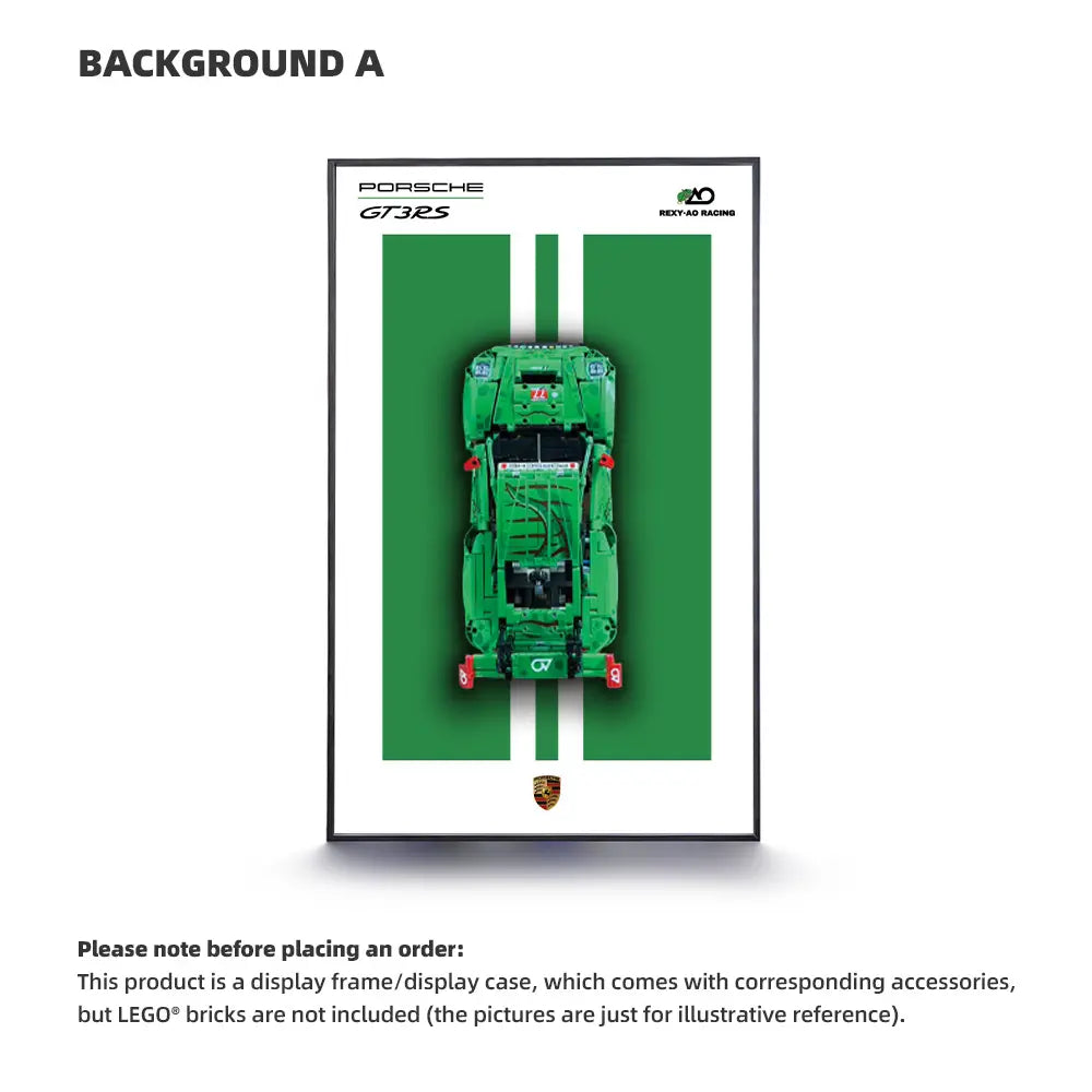LEGO Display Frame for Porsche 911 GT3 R REXY AO Racing Car (42224)