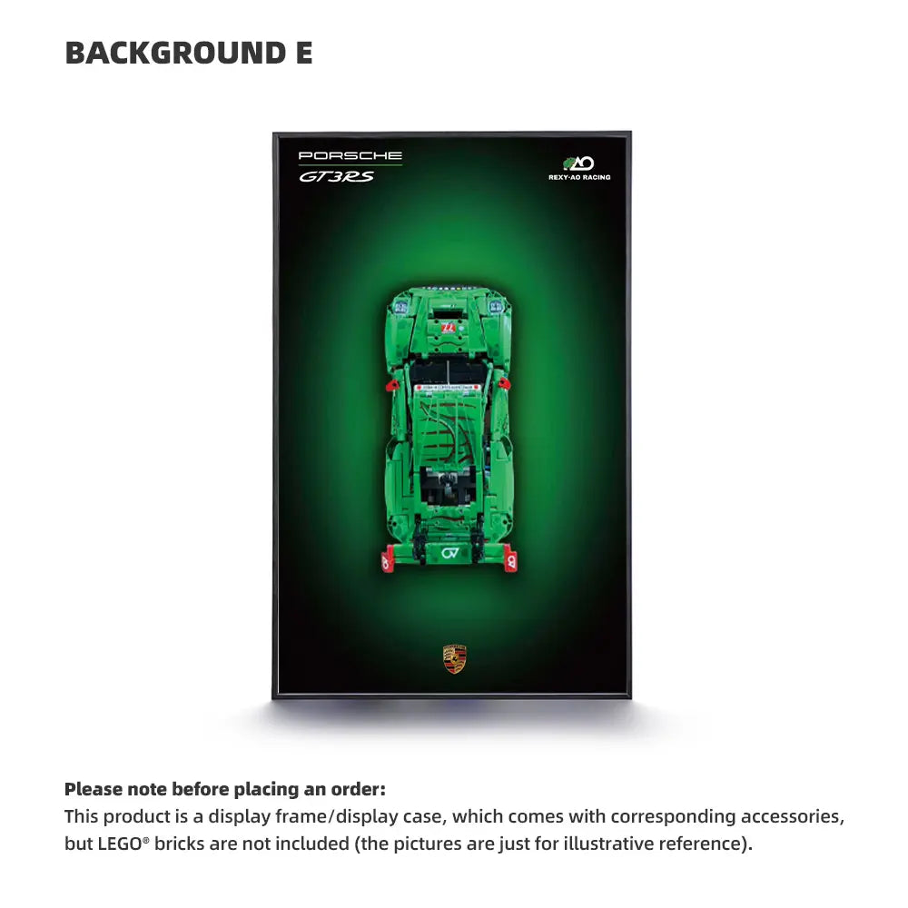 LEGO Display Frame for Porsche 911 GT3 R REXY AO Racing Car (42224)