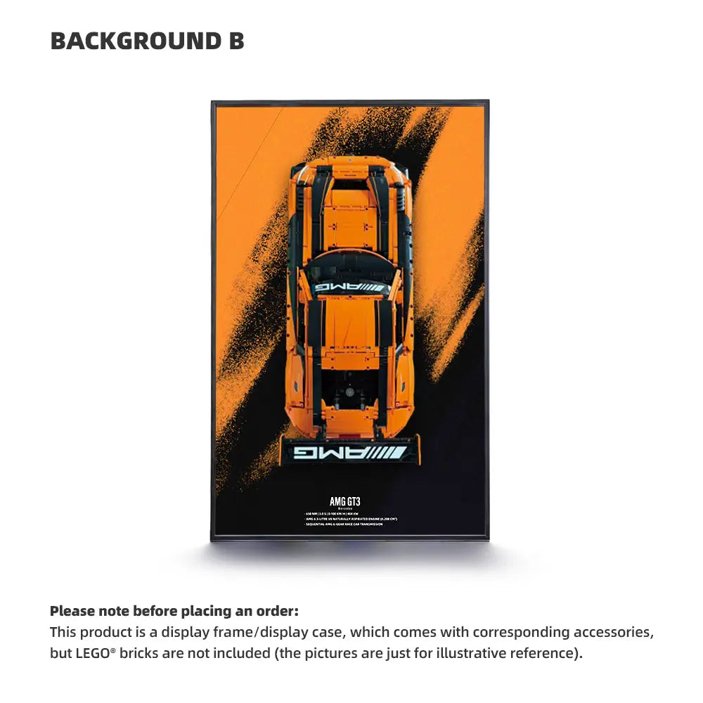 CADA Display Frame for Master 1:8 Mercedes-f GT3 C64008W