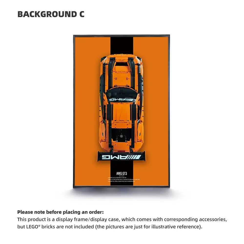 Cadre CADA™ pour Master 1:8 Mercedes-AMG GT3 (C64008W) – Cadre d’Exposition