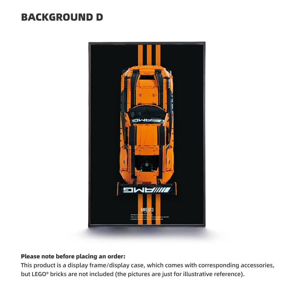 CADA Display Frame for Master 1:8 Mercedes-AMG GT3 C64008W