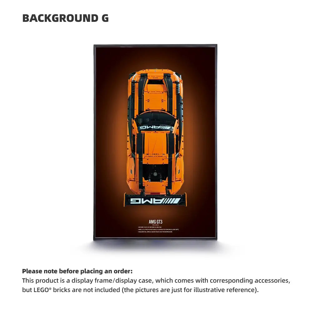 CADA Display Frame for Master 1:8 Mercedes-AMG GT3 C64008W