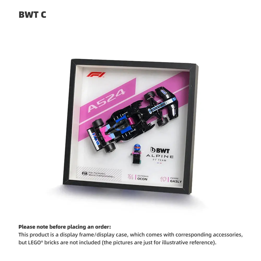 LEGO F1 Display Case for Speed Champions series 2025