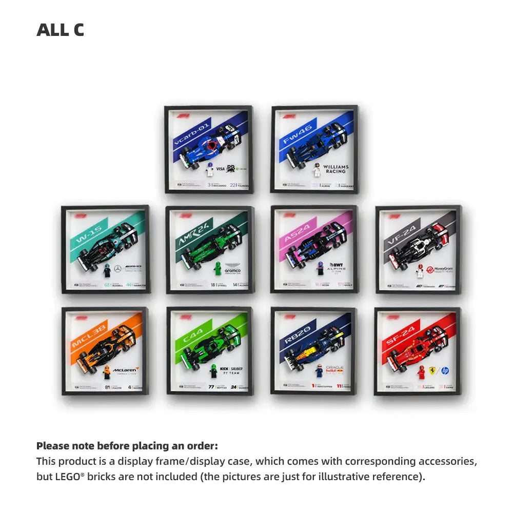 LEGO™ Vitrine für die Speed Champions F1-Serie